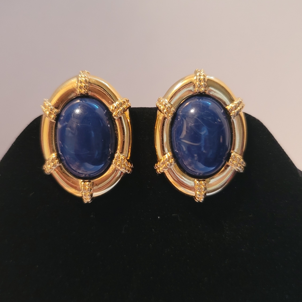 Vintage Monet Nautical earrings